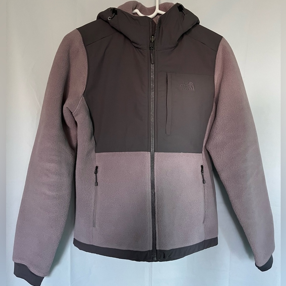 The North Face DENALI 2 Quail/Rabbit Gray Fleece Jacket hoodie- XS